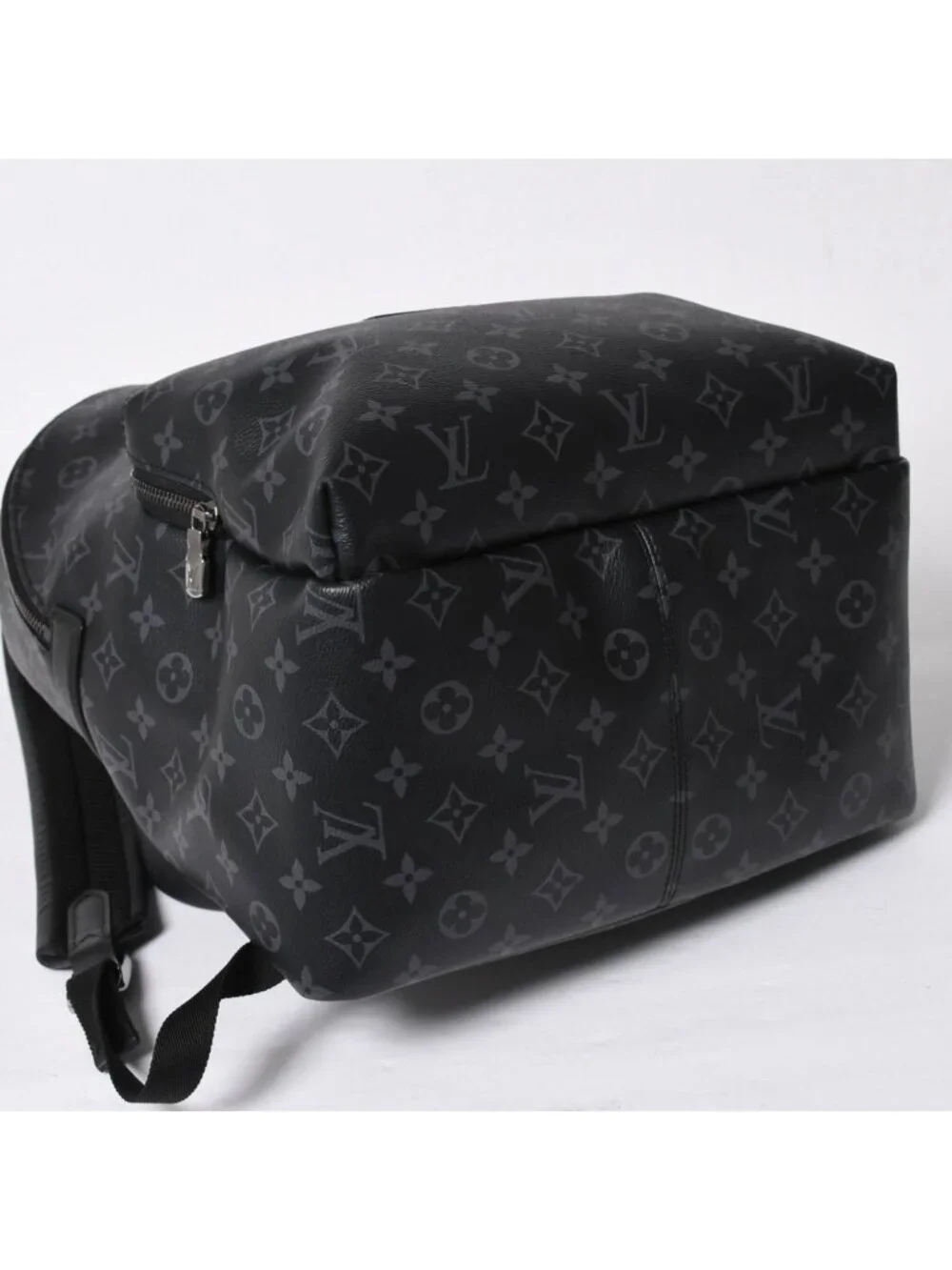 Louis Vuitton Backpack Discovery PM Black Silver Monogram Eclipse